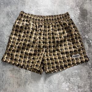 Vetements Crypto Shorts. Black & Gold Size Small FW 24. Guram Gvasalia
